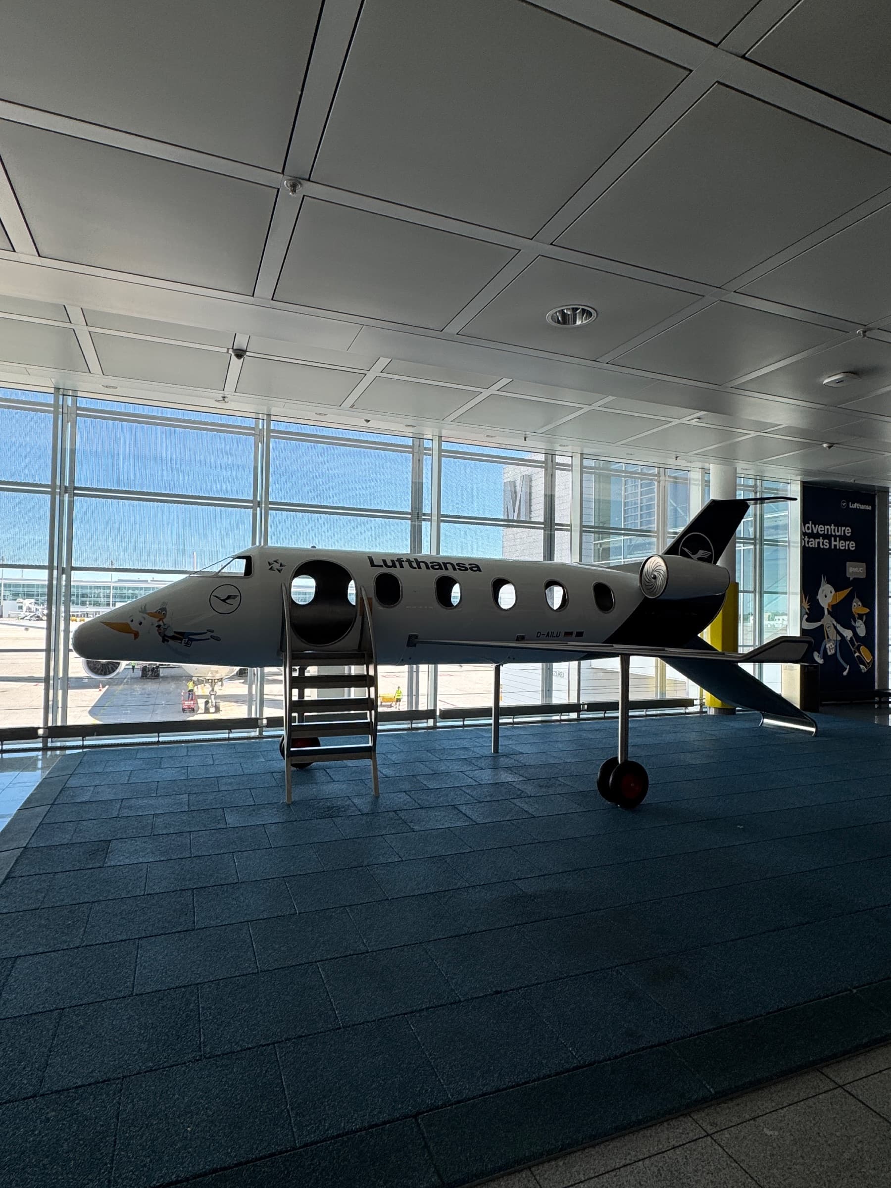 Lufthansa Flugzeug Spielplatz